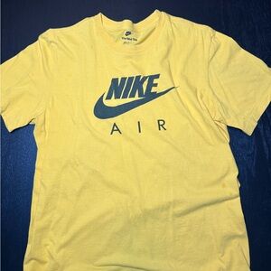 Nike Air Yellow Tee with Black Logo